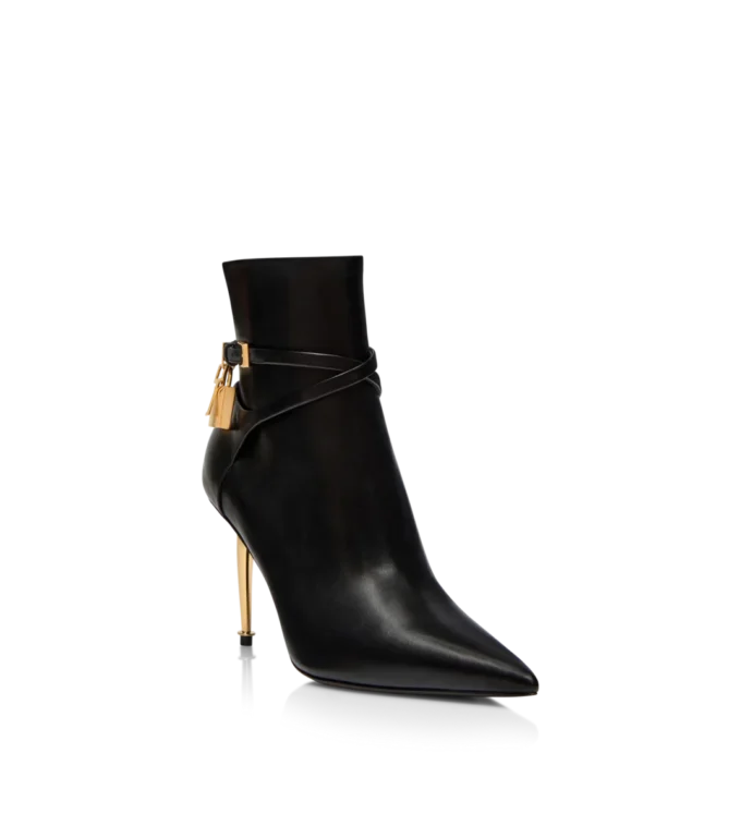 85Mm Leather Padlock Ankle Boot 85Mm Leather Padlock Ankle Boot
