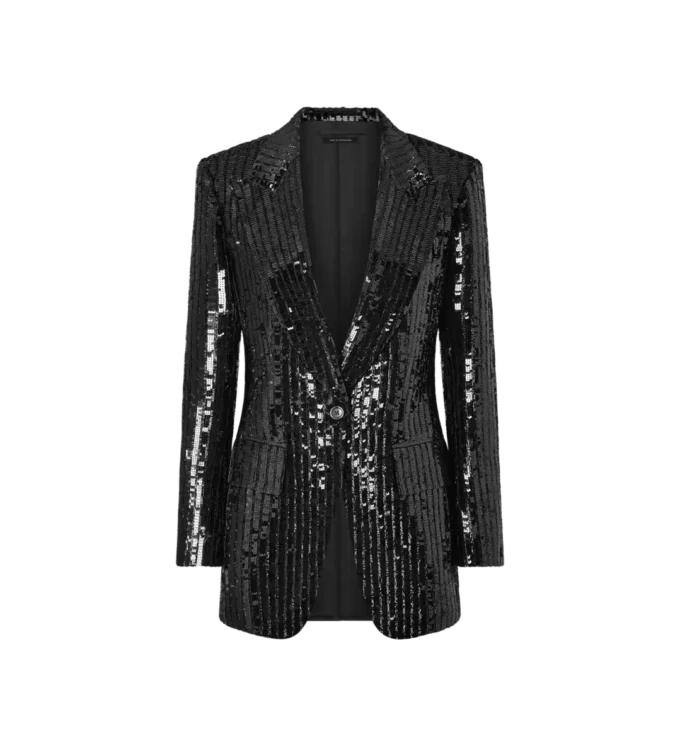Bianca Single Breasted Peak Lapel Jacket
