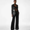 Bianca Single Breasted Peak Lapel Jacket