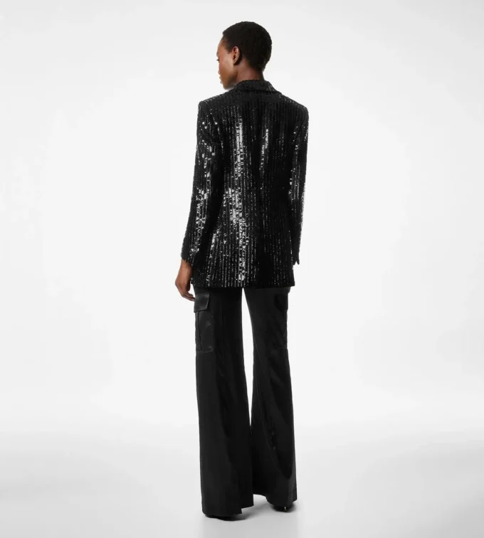 Bianca Single Breasted Peak Lapel Jacket