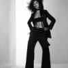 Bianca Single Breasted Peak Lapel Jacket