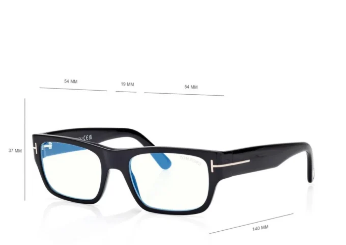 Blue Block Rectangular Opticals