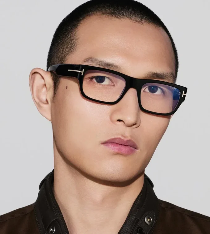 Blue Block Rectangular Opticals