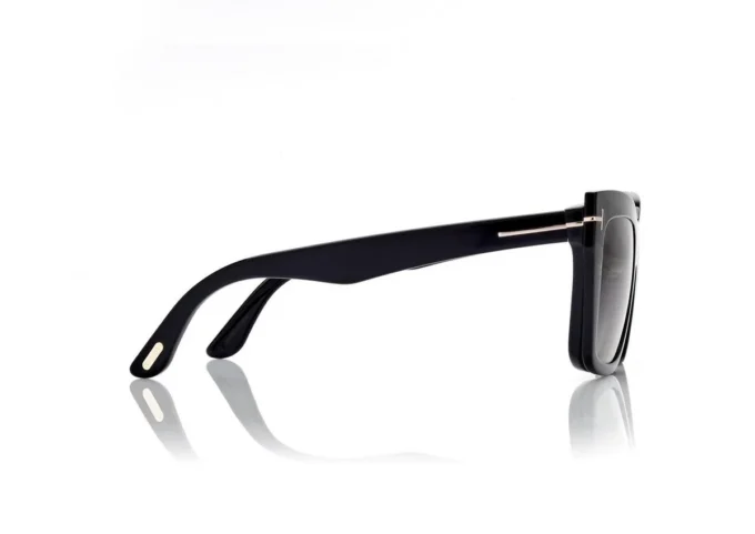 Blue Block Square Opticals with Clip on Sunglasses