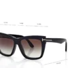 Blue Block Square Opticals with Clip on Sunglasses
