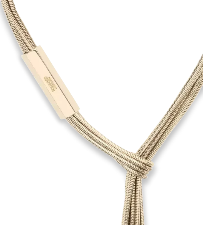 Brass Axis Necklace