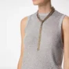 Brass Axis Necklace