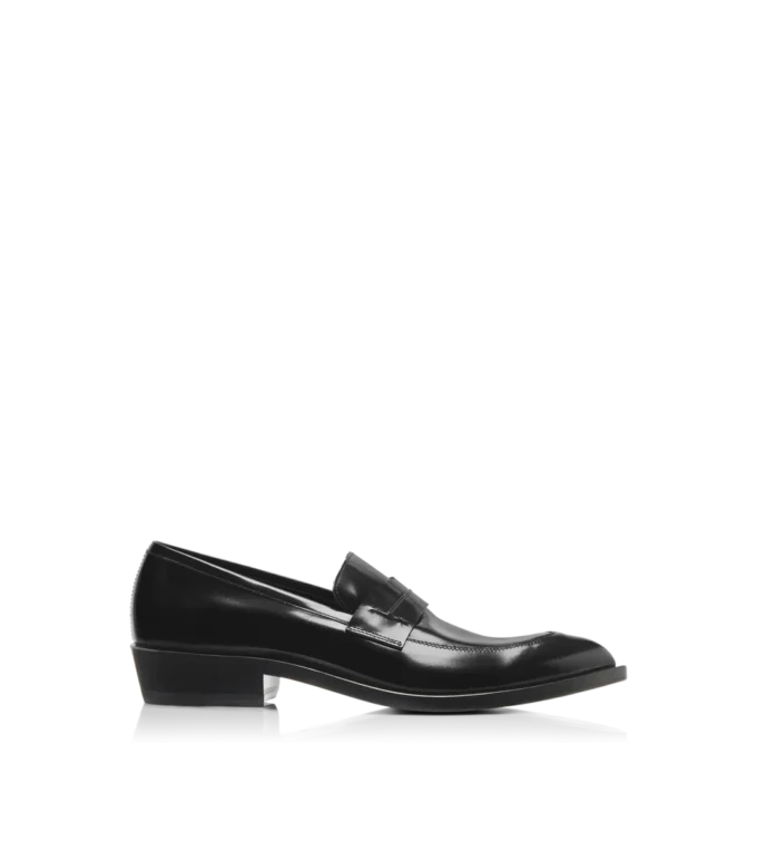Brushed Leather Eva Loafer