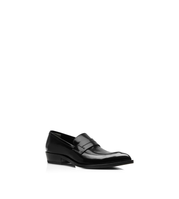 Brushed Leather Eva Loafer