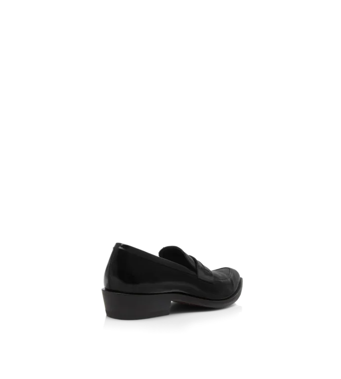 Brushed Leather Eva Loafer