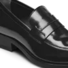 Brushed Leather Eva Loafer