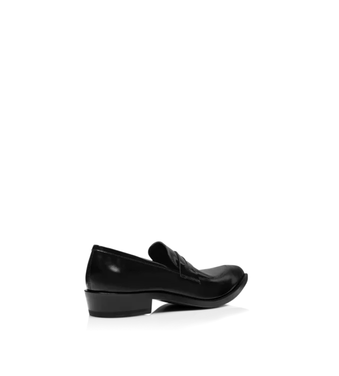 Brushed Leather Loafer