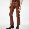 Buffalo Grain Leather Biker Pant