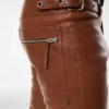 Buffalo Grain Leather Biker Pant