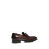 Burnished Leather and Alligator Elkan Twisted Band Loafer