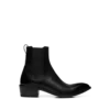 Burnished Leather Chelsea Boot