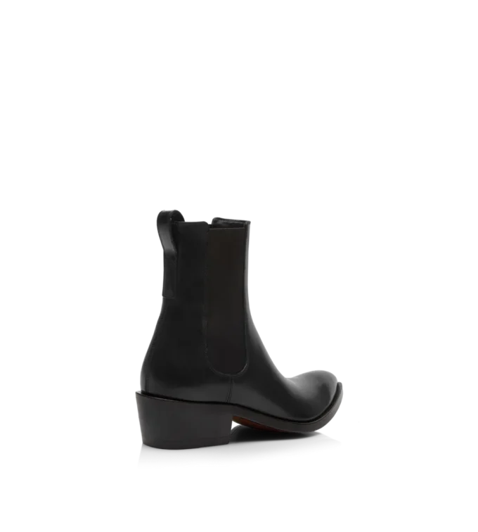 Burnished Leather Chelsea Boot