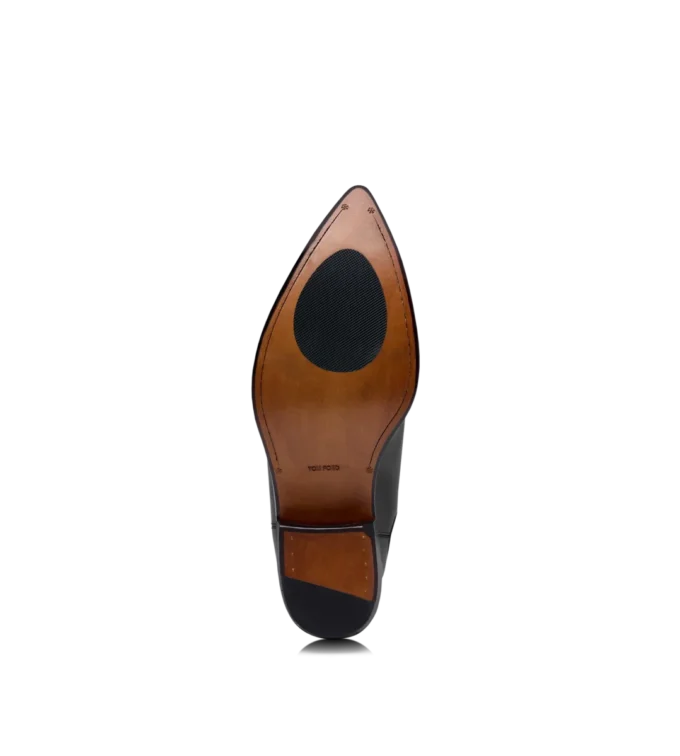 Burnished Leather Chelsea Boot