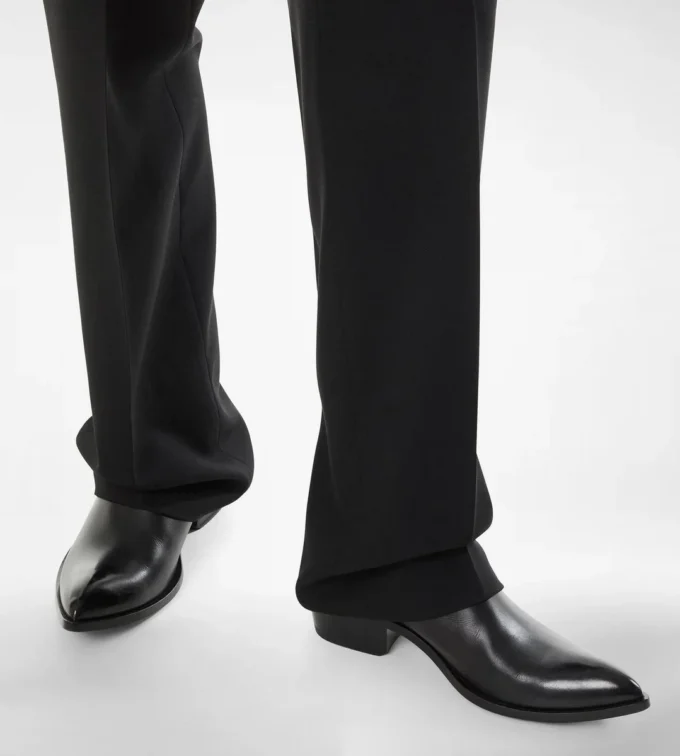 Burnished Leather Chelsea Boot
