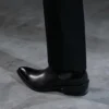 Burnished Leather Chelsea Boot