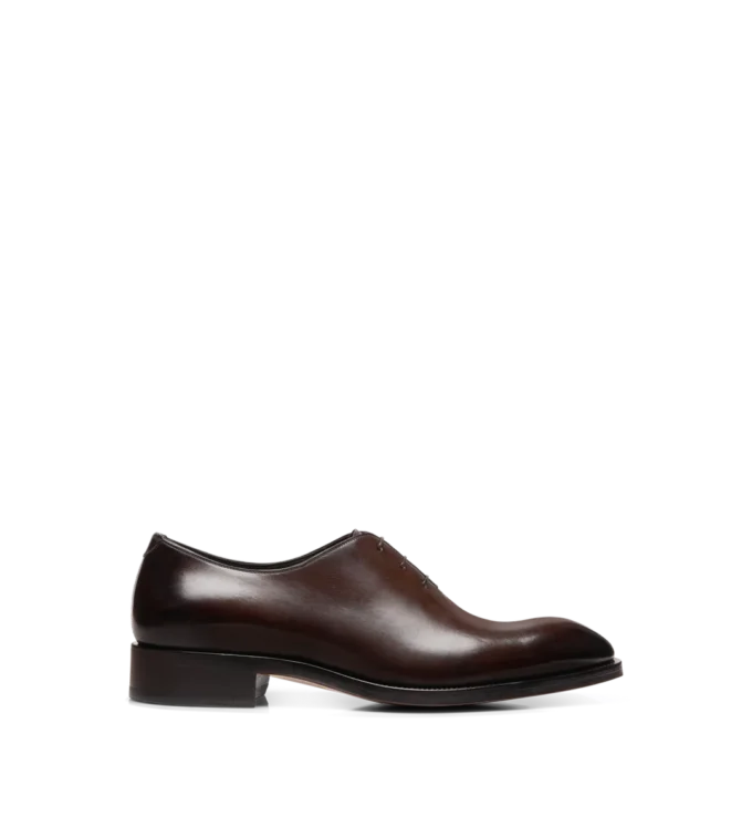 Burnished Leather Whole Cut Lace Up