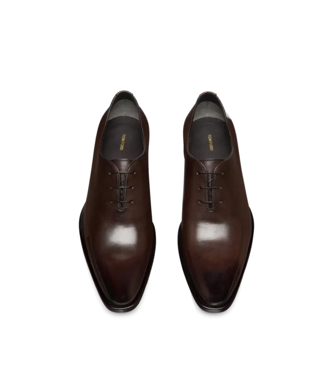 Burnished Leather Whole Cut Lace Up
