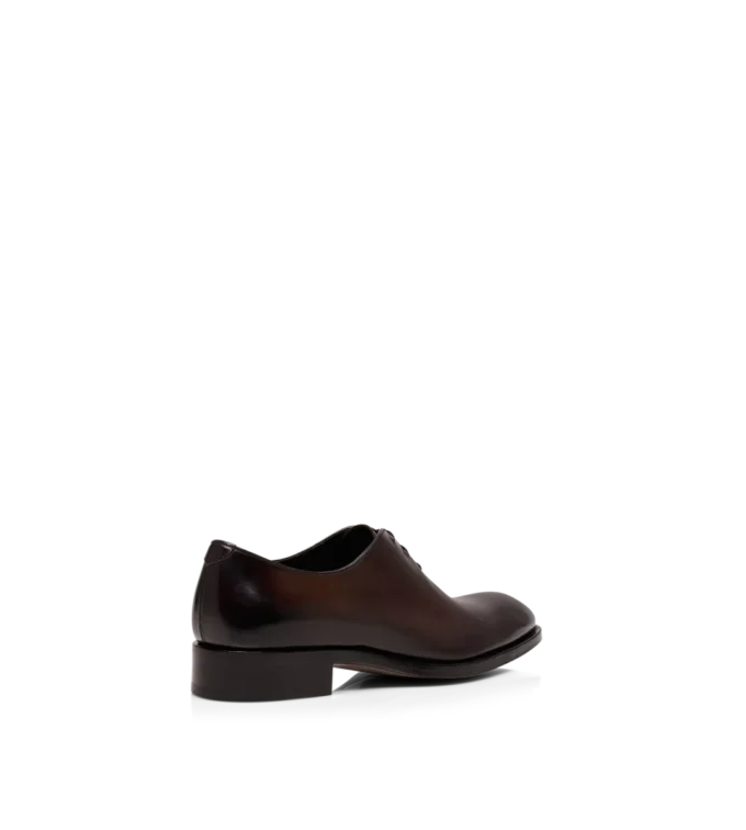 Burnished Leather Whole Cut Lace Up