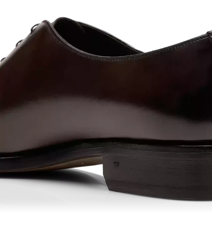 Burnished Leather Whole Cut Lace Up