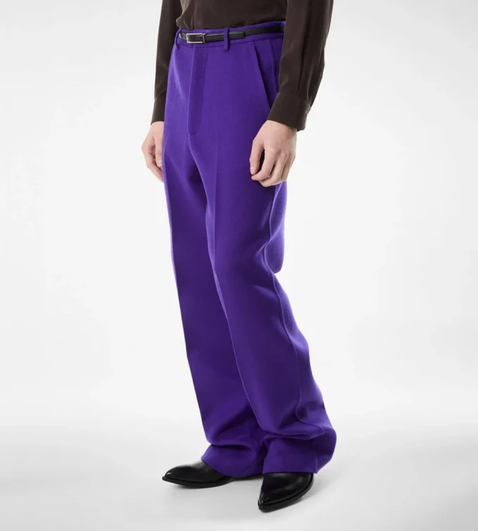 Cashmere Double Splittable Twill Pant