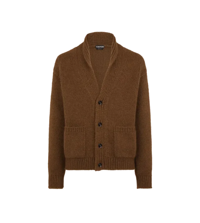 Cashmere Shawl Collar Cardigan