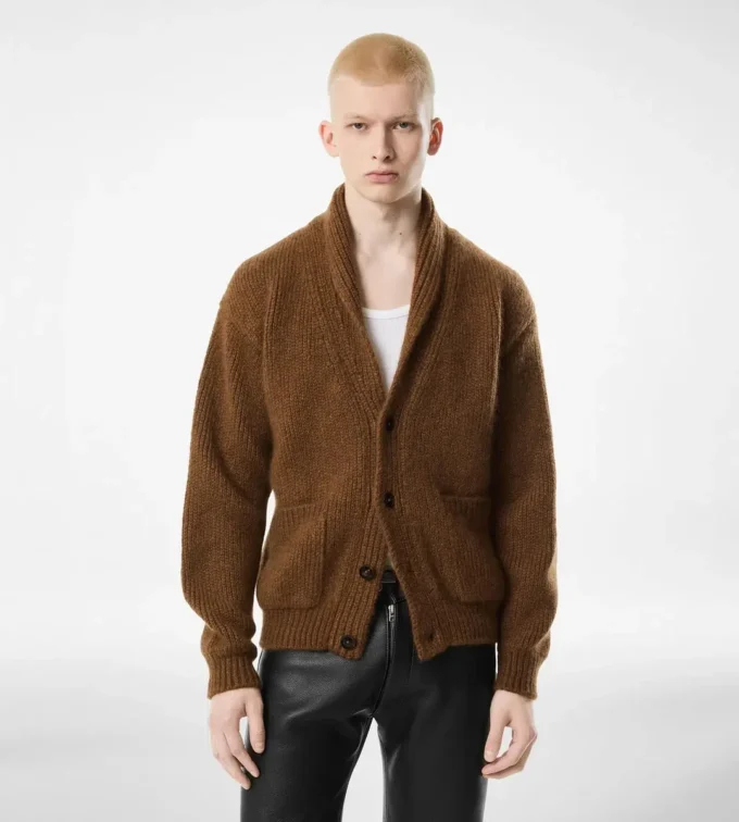 Cashmere Shawl Collar Cardigan