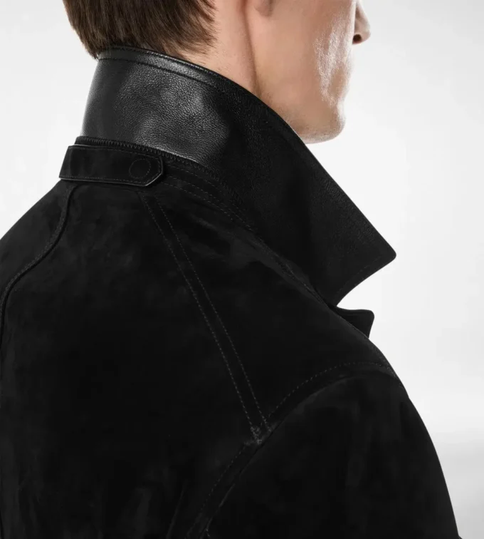 Cashmere Suede Military Jacket Cashmere Suede Military Jacket