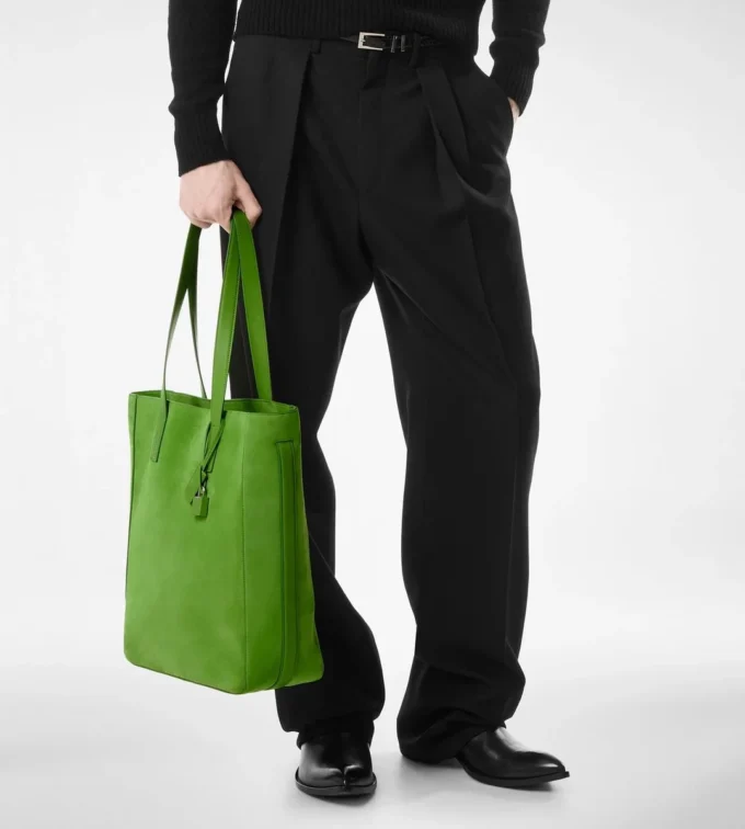 Cashmere Suede North South Tote