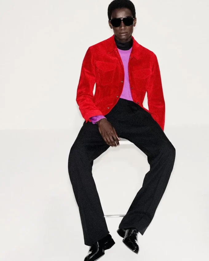 Cashmere Suede Western Jacket