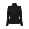 Compact Stretch Boucle’ Wrap Jacket
