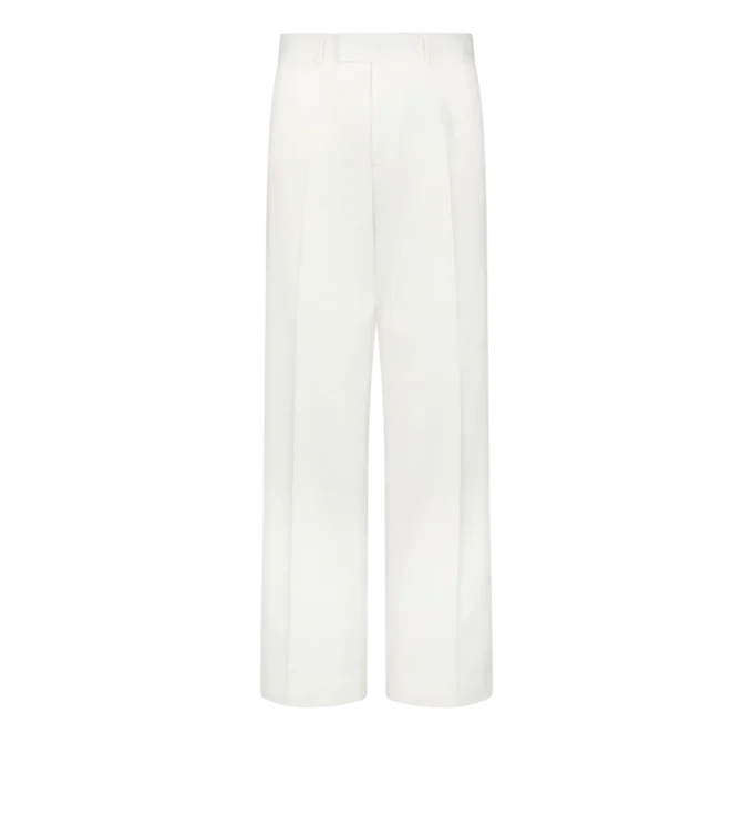 Cotton Drill Wide Leg Pant