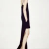 Satin T Slingback