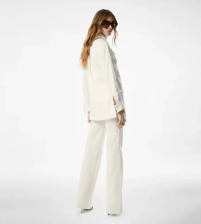 Denim Wide Flare Pants