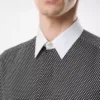 Diamond Print Cotton Classic Fit Shirt