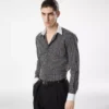 Diamond Print Cotton Classic Fit Shirt