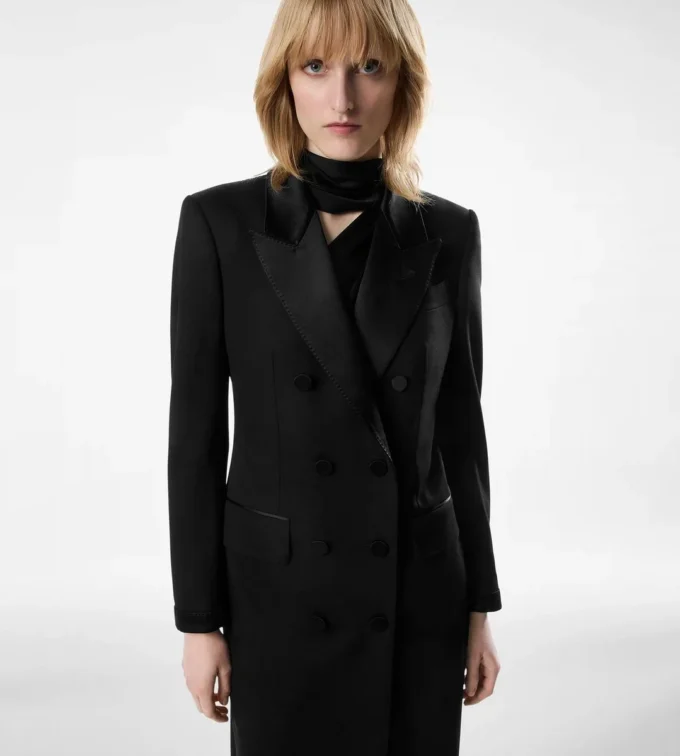 Double Breasted Evening Coat
