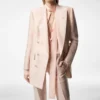 Double Breasted Peak Lapel Jacket