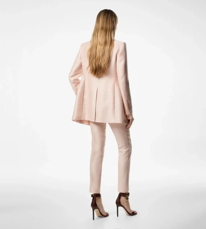 Double Breasted Peak Lapel Jacket