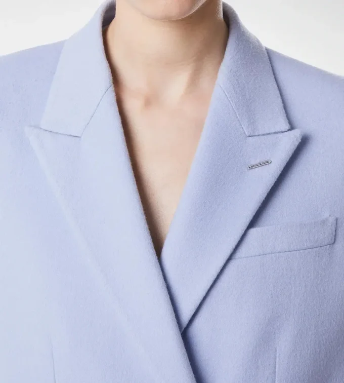 Double Face Light Wool Double Breasted Coat Double Face Light Wool Double Breasted Coat