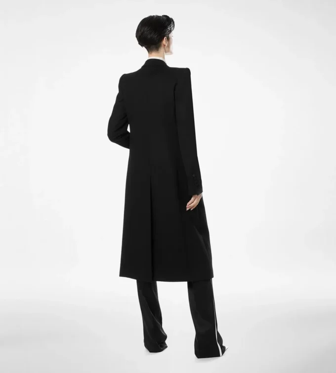 Double Face Light Wool Single Breasted Evening Coat