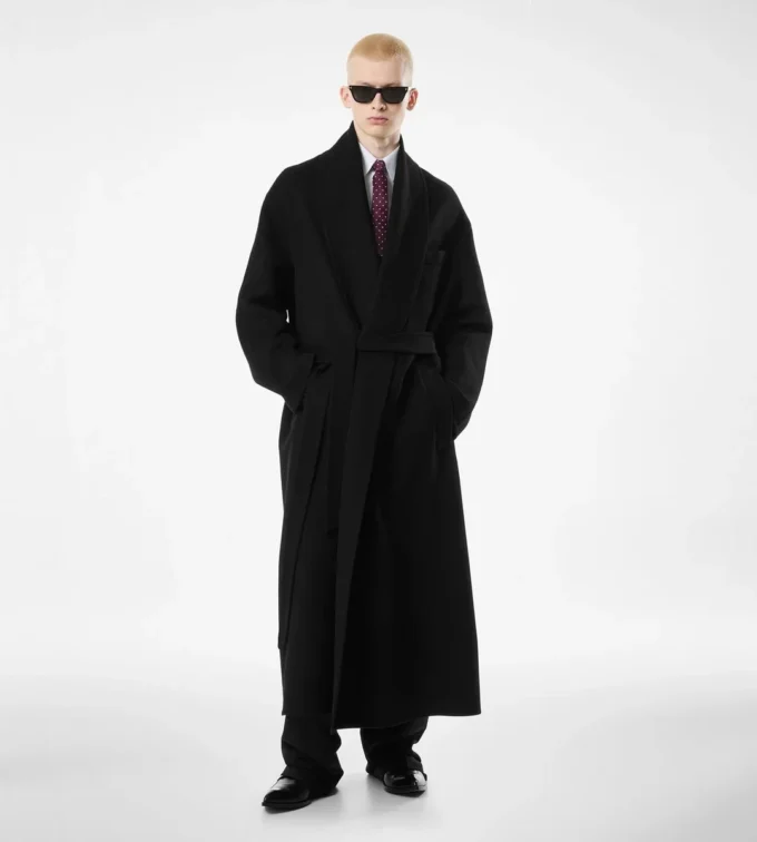 Double Splittable Wool Cashmere Shawl Coat Double Splittable Wool Cashmere Shawl Coat