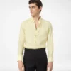 Fluid Gabardine Slim Fit Shirt