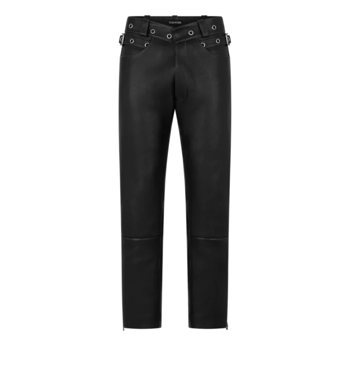 Grain Leather Biker Pant Grain Leather Biker Pant