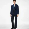Indigo Herringbone Jacket