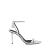 Laminated Nappa Leather Padlock Sandal